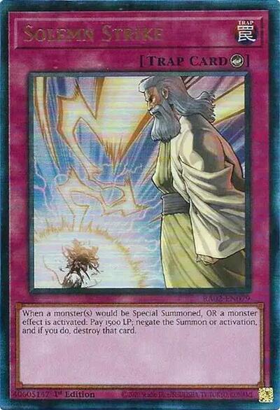 Solemn Strike (PUR) (RA02-EN079) [25th Anniversary Rarity Collection II]