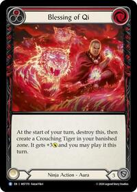 Blessing of Qi (Red) (MST170) [Part the Mistveil]