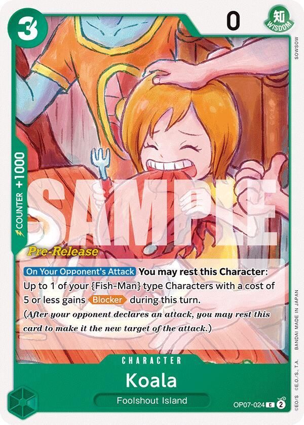 Koala (OP07-024) [500 Years in the Future Pre-Release Cards]