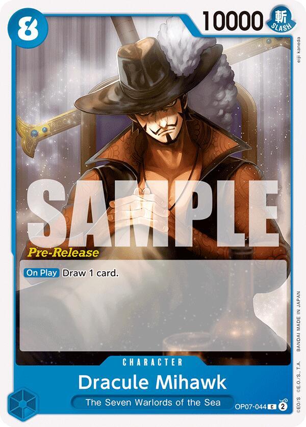 Dracule Mihawk (OP07-044) [500 Years in the Future Pre-Release Cards]