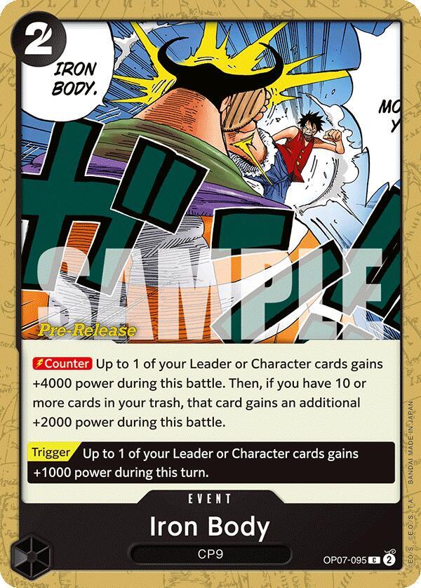 Iron Body (OP07-095) [500 Years in the Future Pre-Release Cards]