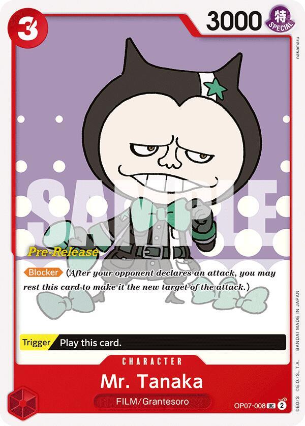 Mr. Tanaka (OP07-008) [500 Years in the Future Pre-Release Cards]