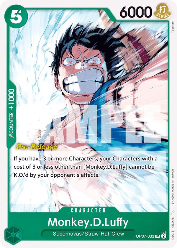 Monkey.D.Luffy (033) (OP07-033) [500 Years in the Future Pre-Release Cards]