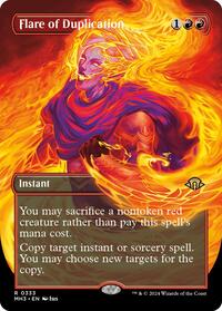 Flare of Duplication (Borderless) (333) [Modern Horizons 3]