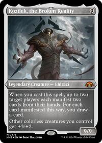 Kozilek, the Broken Reality (Foil Etched) (475) [Modern Horizons 3]