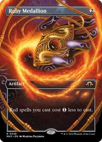 Ruby Medallion (Borderless) (348) [Modern Horizons 3]