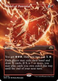 Wheel of Potential (Borderless) (336) [Modern Horizons 3]