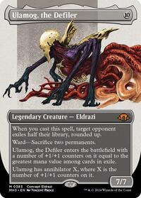 Ulamog, the Defiler (Borderless) (383) [Modern Horizons 3]