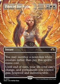 Flare of Fortitude (Borderless) (321) [Modern Horizons 3]