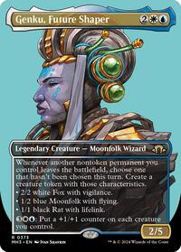 Genku, Future Shaper (Borderless) (373) [Modern Horizons 3]