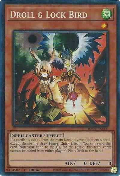 Droll & Lock Bird (PCR) (RA02-EN006) [25th Anniversary Rarity Collection II]