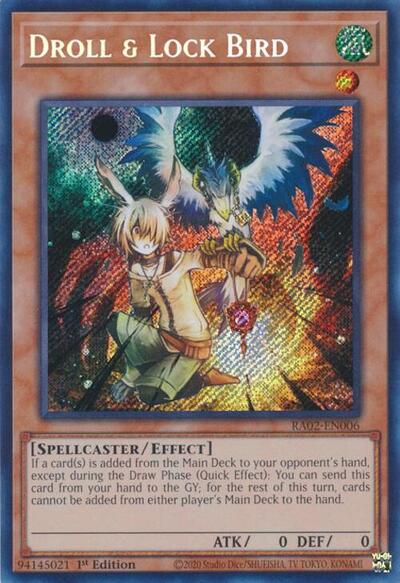 Droll & Lock Bird (Secret Rare) (RA02-EN006) [25th Anniversary Rarity Collection II]