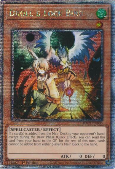 Droll & Lock Bird (Quarter Century Secret Rare) (RA02-EN006) [25th Anniversary Rarity Collection II]