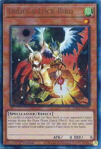 Droll & Lock Bird (PUR) (RA02-EN006) [25th Anniversary Rarity Collection II]