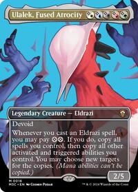 Ulalek, Fused Atrocity (Borderless) (16) [Commander: Modern Horizons 3]