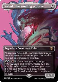 Azlask, the Swelling Scourge (Borderless) (9) [Commander: Modern Horizons 3]