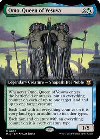 Omo, Queen of Vesuva (Extended Art) (30) [Commander: Modern Horizons 3]