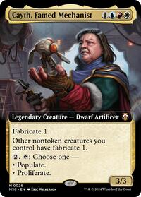 Cayth, Famed Mechanist (Extended Art) (26) [Commander: Modern Horizons 3]