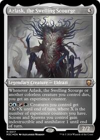 Azlask, the Swelling Scourge (Foil Etched) (17) [Commander: Modern Horizons 3]