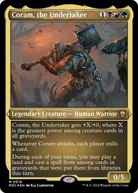 Coram, the Undertaker (Foil Etched) (19) [Commander: Modern Horizons 3]