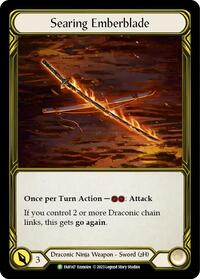 Searing Emberblade (Golden) - FAB147 (FAB147) [Flesh and Blood: Promo Cards]