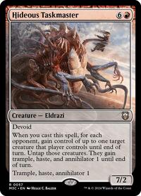 Hideous Taskmaster (Ripple Foil) (57) [Commander: Modern Horizons 3]