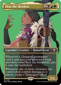 Disa the Restless (Borderless) (Ripple Foil) (139) [Commander: Modern Horizons 3]