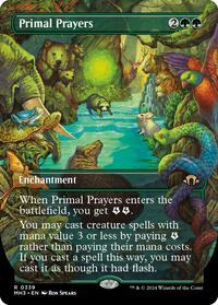 Primal Prayers (Borderless) (339) [Modern Horizons 3]