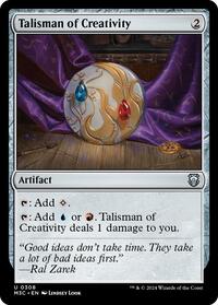 Talisman of Creativity (308) [Commander: Modern Horizons 3]