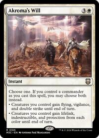 Akroma's Will (165) [Commander: Modern Horizons 3]