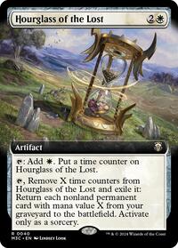 Hourglass of the Lost (Extended Art) (40) [Commander: Modern Horizons 3]