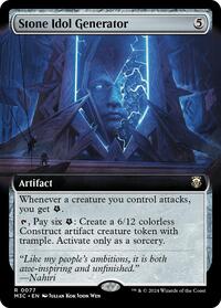 Stone Idol Generator (Extended Art) (77) [Commander: Modern Horizons 3]