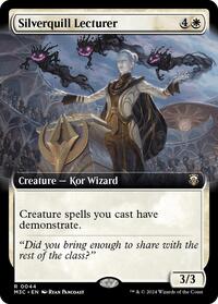 Silverquill Lecturer (Extended Art) (44) [Commander: Modern Horizons 3]