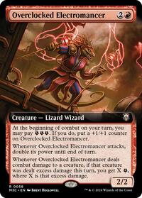 Overclocked Electromancer (Extended Art) (58) [Commander: Modern Horizons 3]