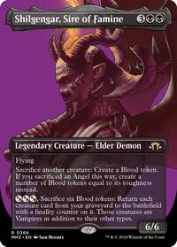 Shilgengar, Sire of Famine (Borderless) (366) [Modern Horizons 3]