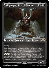Shilgengar, Sire of Famine (Foil Etched) (480) [Modern Horizons 3]