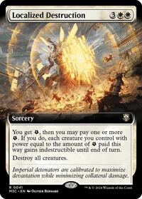 Localized Destruction (Extended Art) (Ripple Foil) (41) [Commander: Modern Horizons 3]