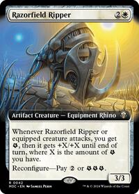 Razorfield Ripper (Extended Art) (Ripple Foil) (42) [Commander: Modern Horizons 3]
