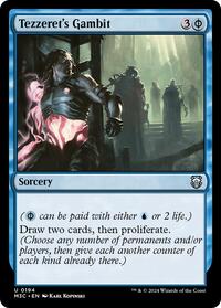 Tezzeret's Gambit (Ripple Foil) (194) [Commander: Modern Horizons 3]
