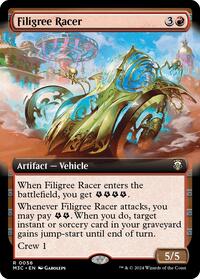 Filigree Racer (Extended Art) (Ripple Foil) (56) [Commander: Modern Horizons 3]