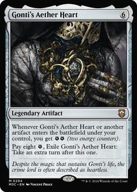 Gonti's Aether Heart (Ripple Foil) (294) [Commander: Modern Horizons 3]