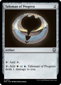 Talisman of Progress (Ripple Foil) (313) [Commander: Modern Horizons 3]