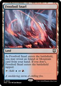 Frostboil Snarl (Ripple Foil) (344) [Commander: Modern Horizons 3]