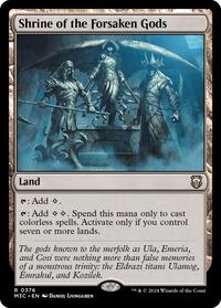 Shrine of the Forsaken Gods (376) [Commander: Modern Horizons 3]