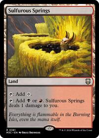 Sulfurous Springs (381) [Commander: Modern Horizons 3]