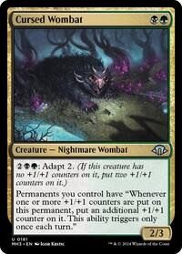 Cursed Wombat (181) [Modern Horizons 3]