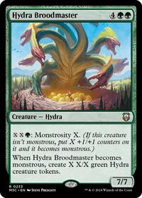 Hydra Broodmaster (Ripple Foil) (233) [Commander: Modern Horizons 3]