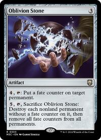 Oblivion Stone (Ripple Foil) (303) [Commander: Modern Horizons 3]
