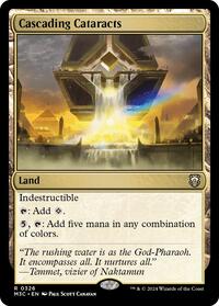 Cascading Cataracts (Ripple Foil) (326) [Commander: Modern Horizons 3]