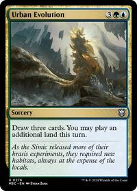 Urban Evolution (Ripple Foil) (276) [Commander: Modern Horizons 3]